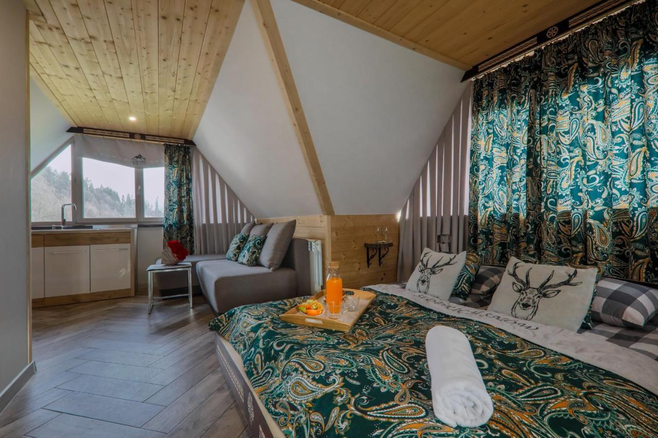 GÓRALSKA VILLA APARTAMENTY Z JACUZZI & HOME SPA & Zakopane Poronin Esterno foto